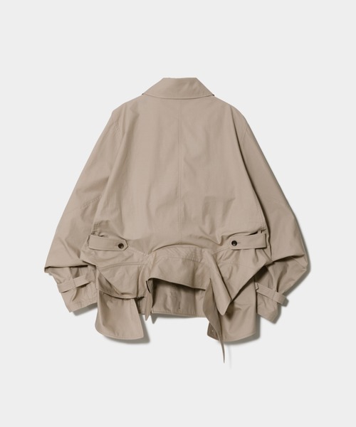 beautiful people（ビューティフルピープル）の「double-end technical twill trenchcoat（トレンチコート・レディース・ベージュ/ブラック・38）」の17枚目の写真