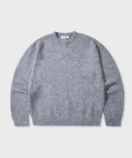 GLW(ジーエルダブリュ)の「オーバーサイズブラシニットグレー(ニット/セーター・レディース・その他・MEDIUM/LARGE/SMALL)」の5枚目の写真