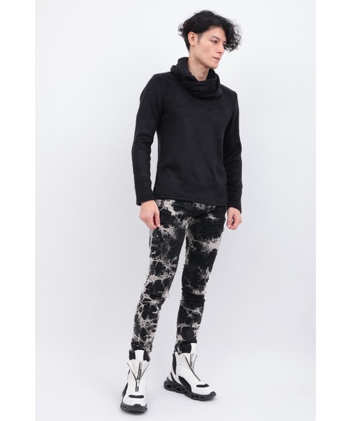TORNADO MART(トルネードマート)の「スムースシャギードレープネックカットソー(Tシャツ/カットソー・メンズ・イエロー/ボルドー/グリーン/ライトグレー/オフホワイト/ブラック・M/L/LL)」の20枚目の写真