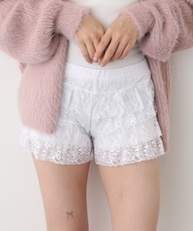 Ree&Mee（リーアンドミー）の「Ree&Mee ペチパンツ フリル 総レース 見せパン オーバーパンツ ショーツ（インナーウェア/肌着・レディース）」