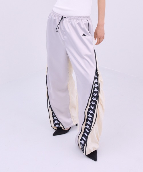 THINGS THAT MATTER(シングス ザット マター)の「× Kappa JERSEY BALLOON PANTS / カッパ ジャージーバルーンパンツ(その他パンツ・レディース・ネイビー/イエロー×グレー・FREE)」の20枚目の写真