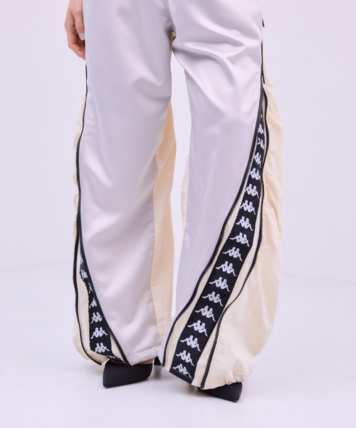 THINGS THAT MATTER(シングス ザット マター)の「× Kappa JERSEY BALLOON PANTS / カッパ ジャージーバルーンパンツ(その他パンツ・レディース・ネイビー/イエロー×グレー・FREE)」の21枚目の写真