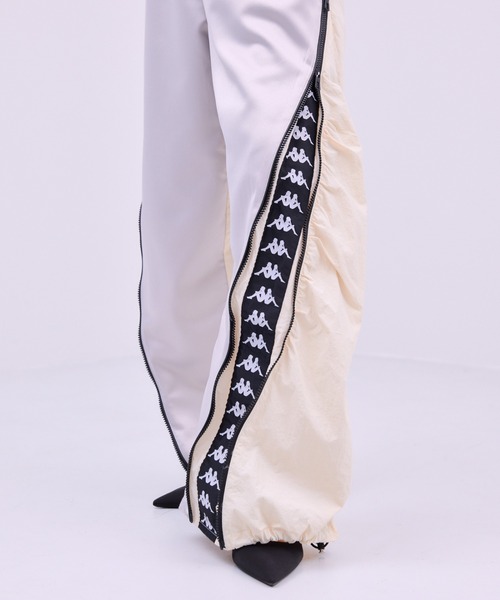 THINGS THAT MATTER(シングス ザット マター)の「× Kappa JERSEY BALLOON PANTS / カッパ ジャージーバルーンパンツ(その他パンツ・レディース・ネイビー/イエロー×グレー・FREE)」の22枚目の写真