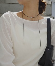 Freesia by andme（フリージアバイアンドミー）の「スリムコードチョーカー（チョーカー）」