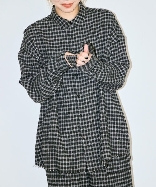 cityshop チェックシャツ　check シャツ CHECK シャツ（シャツ/ブラウス）｜CITYSHOP（シティーショップ）の