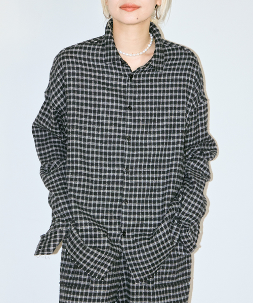 cityshop チェックシャツ　check シャツ CHECK シャツ（シャツ/ブラウス）｜CITYSHOP（シティーショップ）の