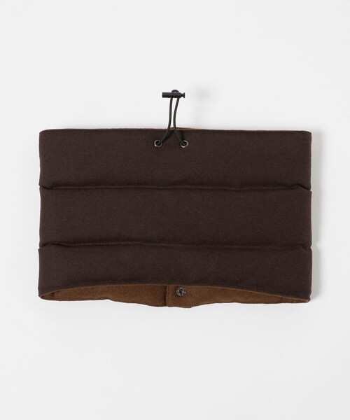 COBMASTER（コブマスター）の「【別注】＜COBMASTER＞GLR ブラウン ダウン ネックウォーマー（ネックウォーマー/スヌード・メンズ・ダークブラウン・FREE）」の9枚目の写真