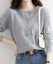 I be.（アイビードット）の「シンプルニットカーディガン（カーディガン/ボレロ）」