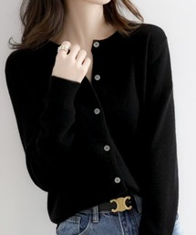 I be.（アイビードット）の「シンプルニットカーディガン（カーディガン/ボレロ）」