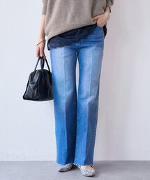 RIVE DROITE | 予約【快適な履き心地】センタープレスデニム(デニムパンツ)