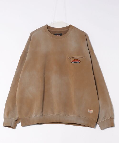 Dickies(ディッキーズ)の「【Dickies(R) x SEDAN ALL-PURPOSE(R)】Faded Washed Crewneck Sweatshirt/バックプリントスウェット(スウェット・メンズ・チャコールグレー/カーキ・SMALL/MEDIUM/LARGE/X-LARGE)」の10枚目の写真