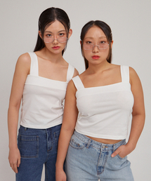 Basic Sleeveless T_ White