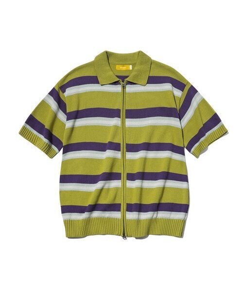 MAINBOOTH(メインブース)の「Caterpillar Zip-up Sweater(OLIVE)(ニット/セーター・レディース・その他・2/3)」の4枚目の写真