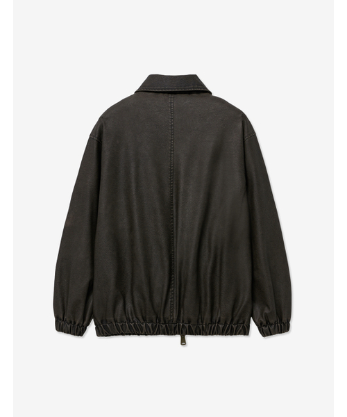 LADY VOLUME(レディーボリューム)の「9165 VINTAGE COATING LEATHER JACKET_BROWN(ライダースジャケット・レディース・その他・FREE)」の3枚目の写真