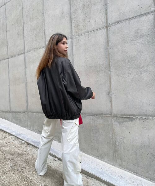 LADY VOLUME(レディーボリューム)の「9165 VINTAGE COATING LEATHER JACKET_BROWN(ライダースジャケット・レディース・その他・FREE)」の7枚目の写真