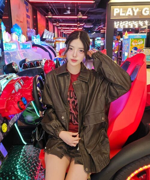 LADY VOLUME(レディーボリューム)の「9165 VINTAGE COATING LEATHER JACKET_BROWN(ライダースジャケット・レディース・その他・FREE)」の10枚目の写真