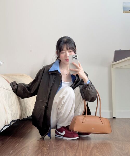 LADY VOLUME(レディーボリューム)の「9165 VINTAGE COATING LEATHER JACKET_BROWN(ライダースジャケット・レディース・その他・FREE)」の18枚目の写真