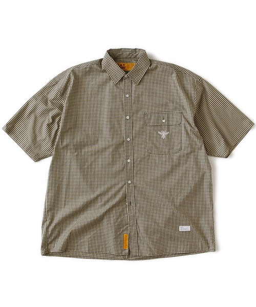 FAT(エフエイティー)の「MICROBEE(シャツ/ブラウス・メンズ・サックスブルー/ブラウン/イエロー・JUMBO(XXL)/FAT(XL)/SKINNY(L)/TITCH(M))」の3枚目の写真