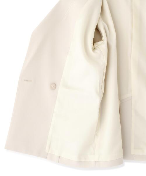 PROPORTION BODY DRESSING(プロポーションボディドレッシング)の「<セットアップ対応>ダブルジャケット / 1216150002(テーラードジャケット・レディース・オフホワイト/ベージュ/ダークグレー・MEDIUM/PSS/SMALL)」の20枚目の写真