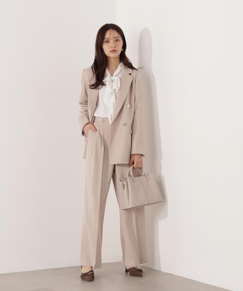 PROPORTION BODY DRESSING(プロポーションボディドレッシング)の「<セットアップ対応>ダブルジャケット / 1216150002(テーラードジャケット・レディース・オフホワイト/ベージュ/ダークグレー・MEDIUM/PSS/SMALL)」の15枚目の写真