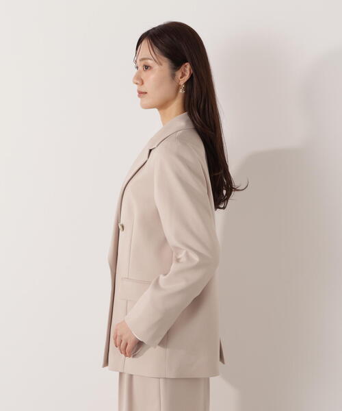 PROPORTION BODY DRESSING（プロポーションボディドレッシング）の「＜セットアップ対応＞ダブルジャケット / 1216150002（テーラードジャケット・レディース・オフホワイト/ベージュ/ダークグレー・MEDIUM/PSS/SMALL）」の21枚目の写真