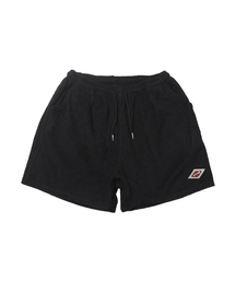 AKAW（アカウ）の「オーバーサイズテリータオルショーツ（ブラック）（その他パンツ）」