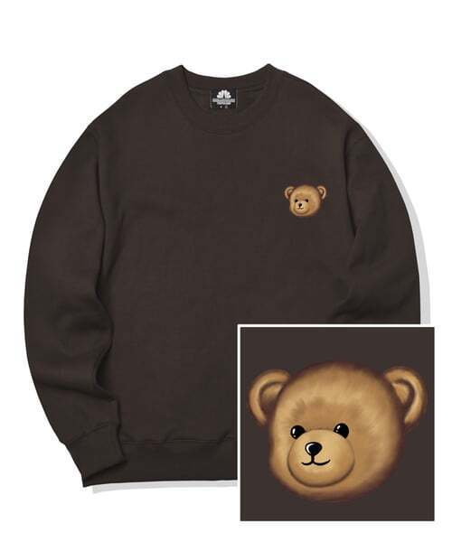 TRIPSHION(トリップション)の「スモールベアロゴ クルーネック - ブラウン(スウェット・メンズ・その他・LARGE/MEDIUM/X-LARGE)」の1枚目の写真