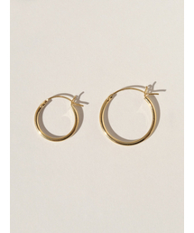 ANOTHERLAYER（アナザーレイヤー）の「Minimal Hoop Earring - Gold (silver925)（ピアス（両耳用））」