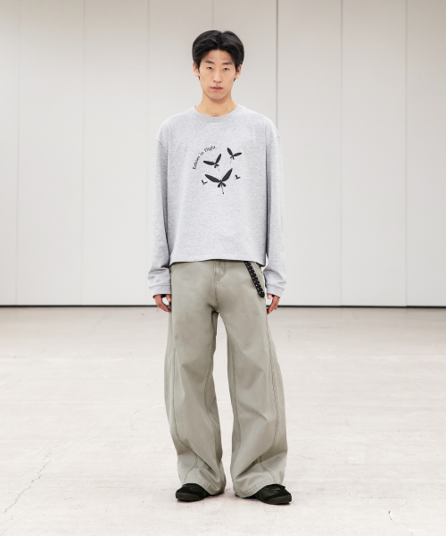 BEGIN202（ビギン202）の「ルボツイストパンツ [アッシュグレー]（その他パンツ・メンズ・その他・1/2/3/4）」の2枚目の写真