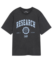 Arch Logo Emblem Short Sleeve Charcoal