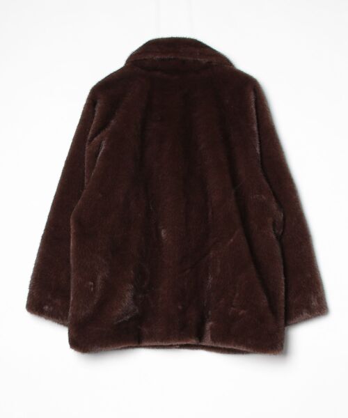 anuke（アンヌーク）の「[anuke/アンヌーク] ECO MINKFUR JACKET エコミンクファージャケット（その他アウター・レディース・ブラウン・36）」の16枚目の写真