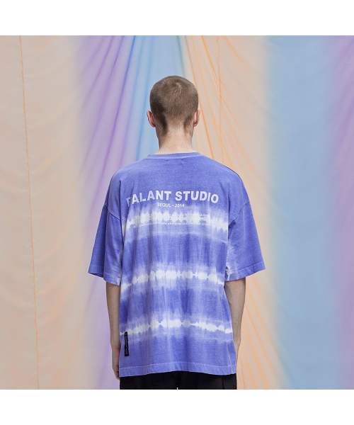 BALANT(バラント)の「ウェーブフォームタイダイスローガンTシャツ - パープル(Tシャツ/カットソー・メンズ・その他・MEDIUM/LARGE)」の3枚目の写真