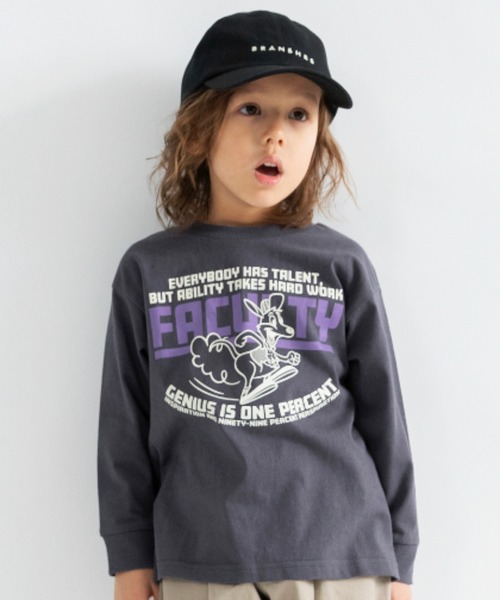 DRC branshes(ディーアールシーブランシェス)の「【DRC】アソートグラフィック長袖Tシャツ(Tシャツ/カットソー・キッズ・ブルー/ダークグリーン/チャコールグレー/その他1/ベージュ/その他3/その他2/オレンジ/アイボリー/オフホワイト/フューシャピンク/ブラック/ブルーグレー/オリーブ・140/130/100/120/110/160/150)」の12枚目の写真