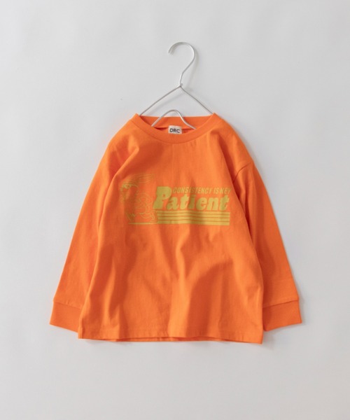 DRC branshes(ディーアールシーブランシェス)の「【DRC】アソートグラフィック長袖Tシャツ(Tシャツ/カットソー・キッズ・ブルー/ダークグリーン/チャコールグレー/その他1/ベージュ/その他3/その他2/オレンジ/アイボリー/オフホワイト/フューシャピンク/ブラック/ブルーグレー/オリーブ・140/130/100/120/110/160/150)」の11枚目の写真