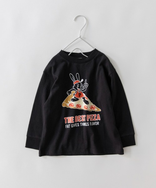 DRC branshes(ディーアールシーブランシェス)の「【DRC】アソートグラフィック長袖Tシャツ(Tシャツ/カットソー・キッズ・ブルー/ダークグリーン/チャコールグレー/その他1/ベージュ/その他3/その他2/オレンジ/アイボリー/オフホワイト/フューシャピンク/ブラック/ブルーグレー/オリーブ・140/130/100/120/110/160/150)」の3枚目の写真