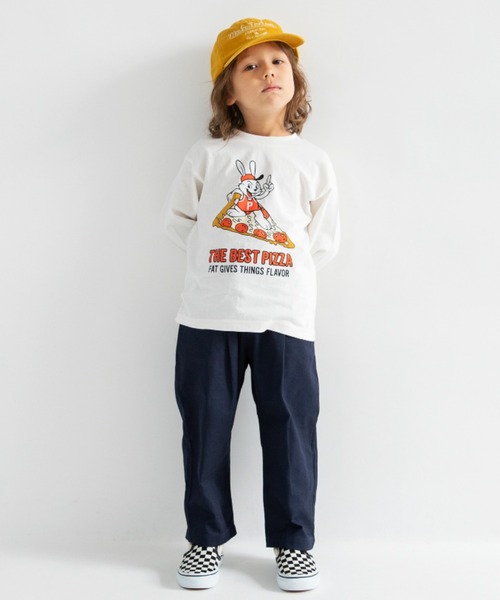 DRC branshes(ディーアールシーブランシェス)の「【DRC】アソートグラフィック長袖Tシャツ(Tシャツ/カットソー・キッズ・ブルー/ダークグリーン/チャコールグレー/その他1/ベージュ/その他3/その他2/オレンジ/アイボリー/オフホワイト/フューシャピンク/ブラック/ブルーグレー/オリーブ・140/130/100/120/110/160/150)」の18枚目の写真