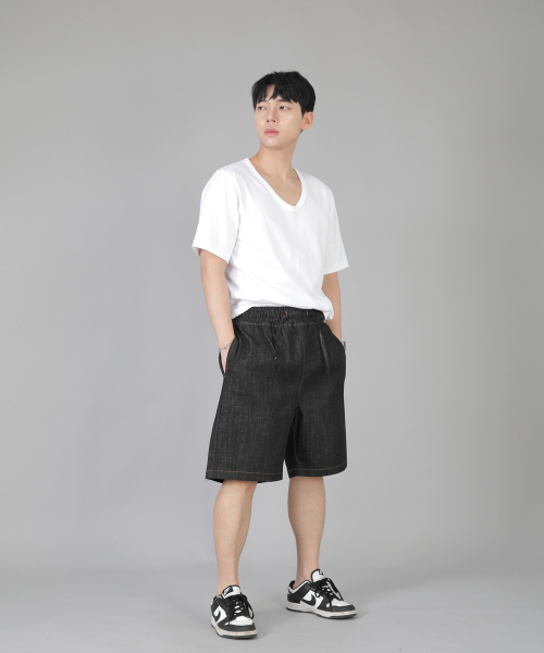 SAINTCREW(セントクルー)の「リップスPショーツ ERS-349 ブラックデニム(その他パンツ・メンズ・その他・MEDIUM/LARGE/X-LARGE)」の2枚目の写真