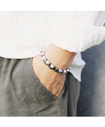 JBANS CLASSIC（ジェイバンスクラシック）の「Prism Surgical Steel 213 Chain Unbald Seahorse Mix Black Pearl Y073 Bracelet Set (C2101-SE202_GR)（ブレスレット）」