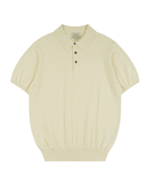 BELLIEF（ベリーフ）の「Essential Comfort Short Sleeve Polo Knit (Ecru)（ポロシャツ）」