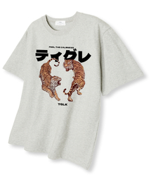 トゥタイガー オーバーサイズ 半袖Tシャツ オートミール