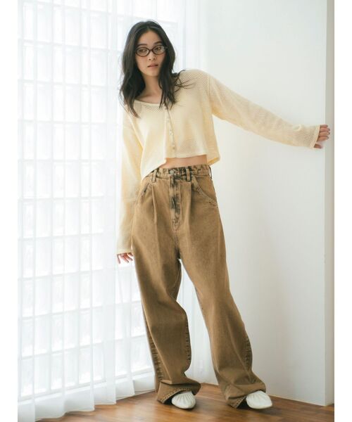 Ungrid（アングリッド）の「ポインテッドトゥフラットシューズ（パンプス・レディース・アイボリー/ブラック・S/L/M）」の12枚目の写真