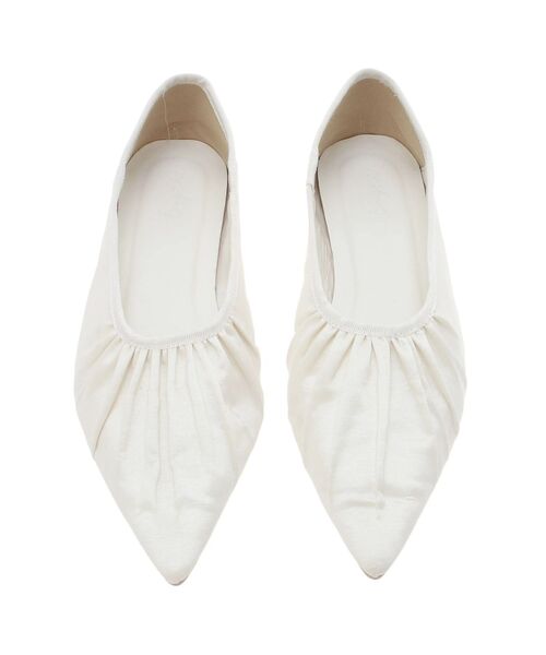 Ungrid（アングリッド）の「ポインテッドトゥフラットシューズ（パンプス・レディース・アイボリー/ブラック・S/L/M）」の15枚目の写真