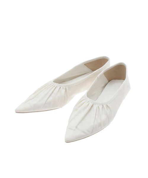 Ungrid（アングリッド）の「ポインテッドトゥフラットシューズ（パンプス・レディース・アイボリー/ブラック・S/L/M）」の20枚目の写真