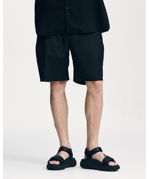 SOPHNET.（ソフネット）の「LORO PIANA EASY SHORTS（その他パンツ・メンズ・ブラック/グレー・3/2/1/5/4）」の3枚目の写真