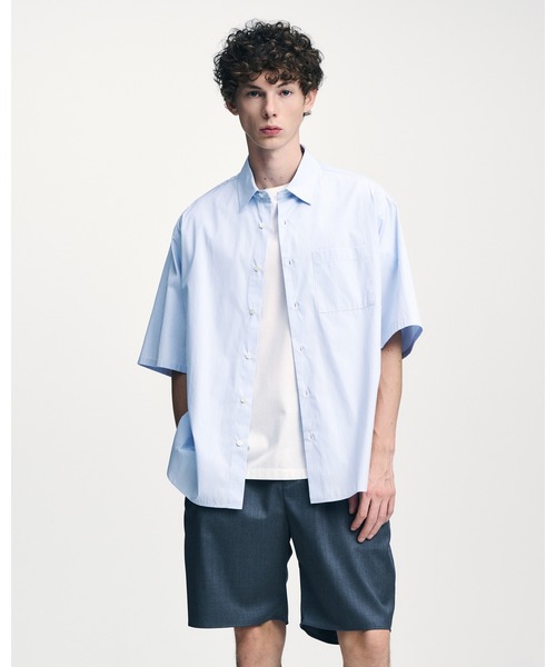 SOPHNET.（ソフネット）の「LORO PIANA EASY SHORTS（その他パンツ・メンズ・ブラック/グレー・3/2/1/5/4）」の10枚目の写真