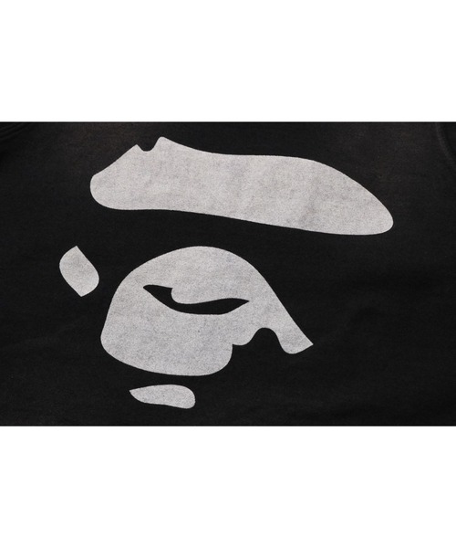 A BATHING APE（アベイシングエイプ）の「APE FACE WASHED EFFECT TANK TOP（タンクトップ・キッズ・グリーン/ブラック・110/100/130/90/120/140）」の5枚目の写真