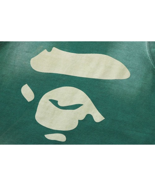 A BATHING APE（アベイシングエイプ）の「APE FACE WASHED EFFECT TANK TOP（タンクトップ・キッズ・グリーン/ブラック・110/100/130/90/120/140）」の6枚目の写真