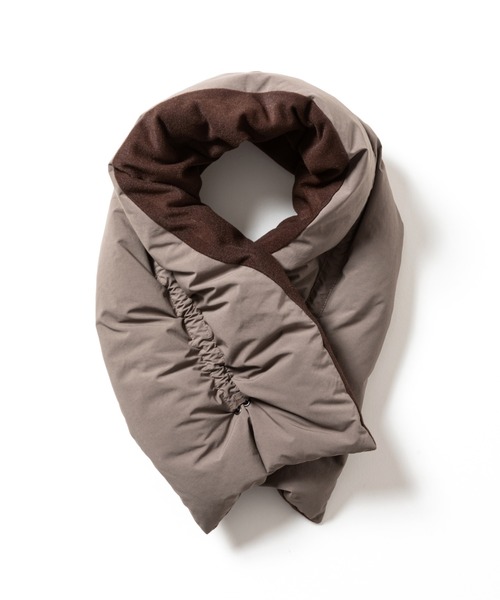 美品meanswhile WrapDownMufflerダウンマフラー Wrap Down Muffler/Charcoal | meanswhile