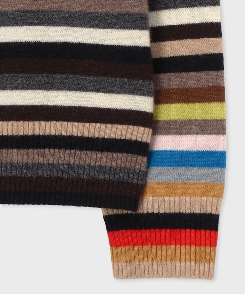 Paul Smith（ポールスミス）の「ウィメンズ カシミヤブレンド ストライプ ニット/ 165201 674N（ニット/セーター・レディース・その他1・MEDIUM）」の3枚目の写真