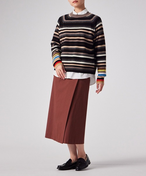Paul Smith（ポールスミス）の「ウィメンズ カシミヤブレンド ストライプ ニット/ 165201 674N（ニット/セーター・レディース・その他1・MEDIUM）」の6枚目の写真